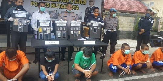 Operasi Pekat Sepekan, Polres Blitar Kota Tangkap 7 Pengedar Narkoba