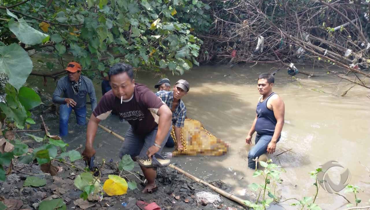 Geger Penemuan Mayat di Sungai Kedung Oleng Prambon Sidoarjo