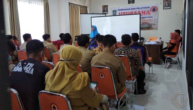 Cegah Covid-19, Dua Narasumber Jitupasna BPBD Lumajang Diperiksa Kesehatannya