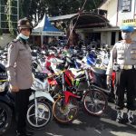 Razia Balap Liar, Polres Pamekasan Amankan 113 Sepeda Motor