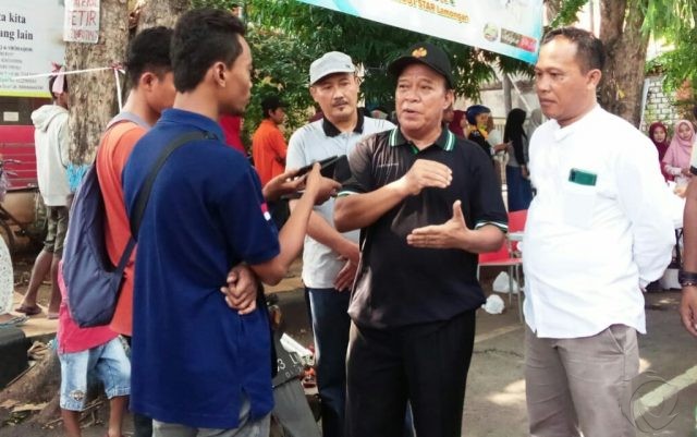 ASN Lamongan Dicek Suhu Tubuhnya sebelum  Masuk Kantor