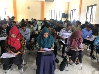 Ribuan Calon Anggota PPS Gresik, Jalani Tes Tulis