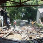 Gudang Kayu di Pemukiman Padat Penduduk di Tulungagung Terbakar