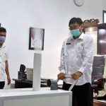 Dinas PU Kota Kediri Ciptakan Penyemprot Disinfektan Baru, Tak Basahi Ruangan