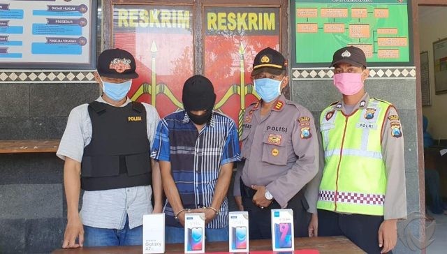 Mencuri Terekam CCTV, Tukang Kayu di Jombang Ditangkap Polisi
