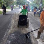 Pasca Banjir, Perbaikan Ruas Jalan di Lamongan Mulai Dikerjakan