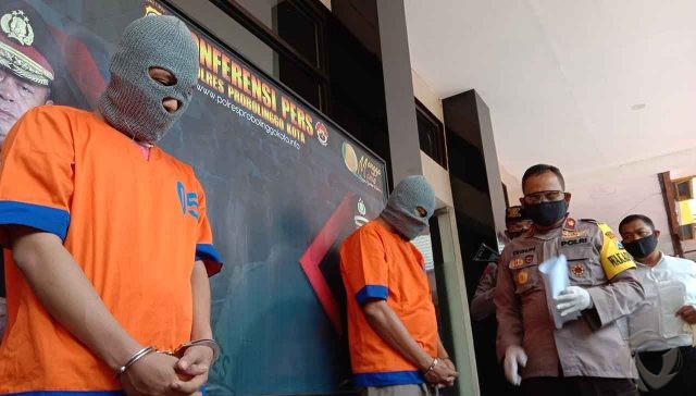 Dua Pengedar Sabu-sabu Jaringan Lapas, Dibekuk Polres Probolinggo Kota