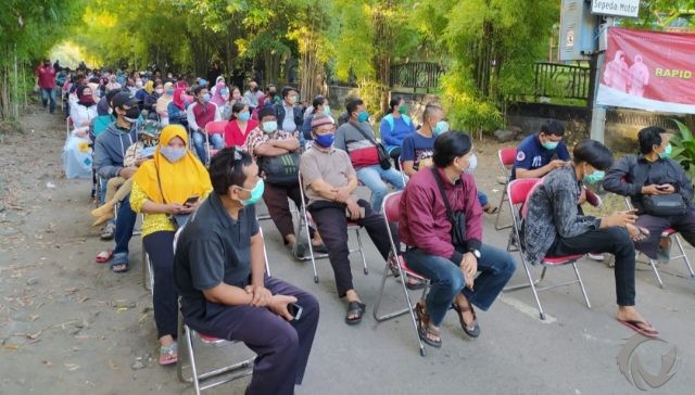 Hari Ketujuh Rapid Test dan Swab Massal di Surabaya, 131 Petugas Keamanan Disiapkan