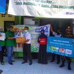 Kasus Positif Covid-19 Terus Naik, PC Ansor Jombang Sosialisasi Hidup Sehat