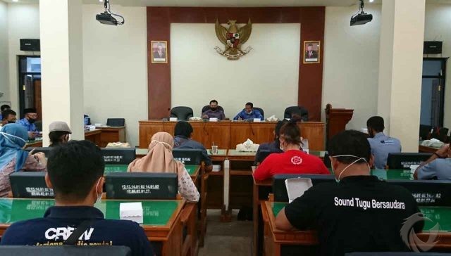 Paguyuban Pekerja Seni di Trenggalek Geruduk Kantor Dewan, Tuntut Segera Bisa Beraktifitas