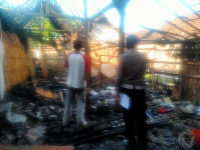 Rumah Janda Pariyem Ngawi Hangus Terbakar