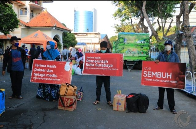 Di Surabaya, 190 Pasien Positif Covid-19 Sembuh