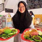 Nasi Uduk Warna Hijau dan Pink Berbahan Alami, Ada di Kota Probolinggo