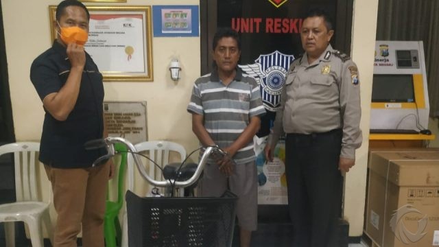 Curi Sepeda Onthel, Warga Surabaya Diringkus di Sidoarjo