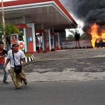 Isi BBM 17 Jeriken, Mobil Carry Terbakar di SPBU Larangan Pamekasan