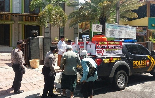 Polres Situbondo Launching Mobil Tangguh, Sediakan Hand Sanitizer hingga Minuman Herbal