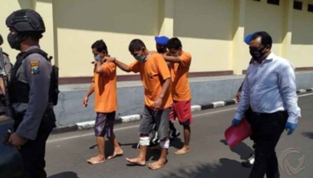 Tiga Spesialis Pencurian Bermodus Pecah Kaca Mobil, Diringkus Polisi Mojokerto