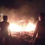 Diduga Gegara Puntung, Hutan Jati 3,5 Ha di TNB Situbondo Terbakar