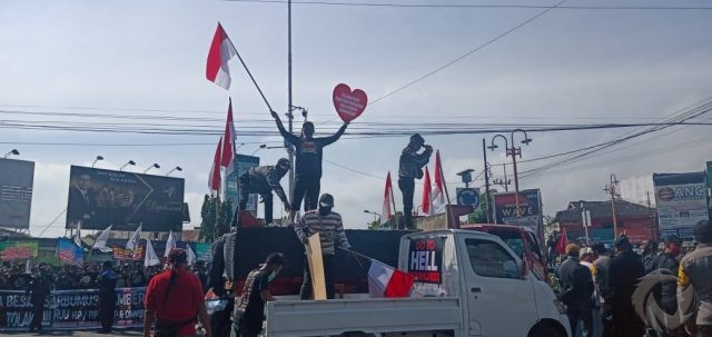 Demo RUU HIP dan Cipta Kerja di Jember, AAB : Selamatkan Bangsa dari Komunisme!