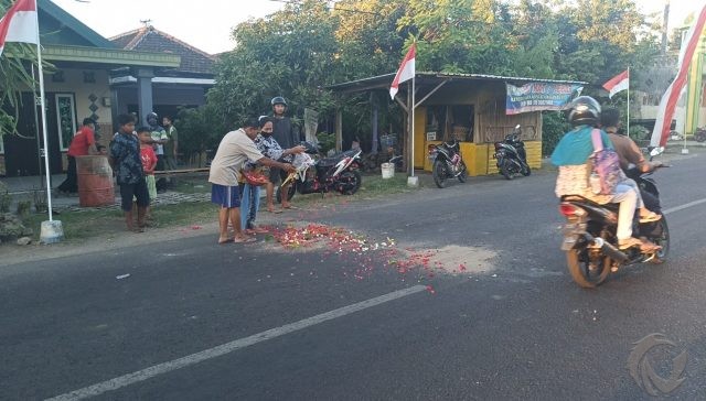 Kecelakaan Sepeda Motor  di Tanggulangin Sidoarjo, Dua Orang Tewas