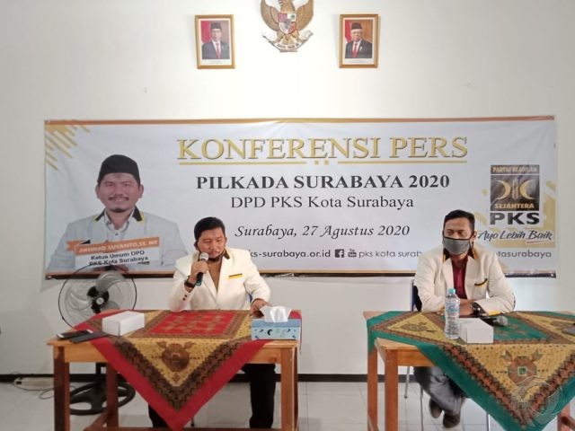 PKS Dukung Mahfud Arifin-Mujiaman di Pilwali Kota Surabaya