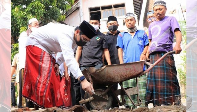 Pesan Plt Walikota Pasuruan di Peletakan Batu Pertama Masjid Jalan Rajawali