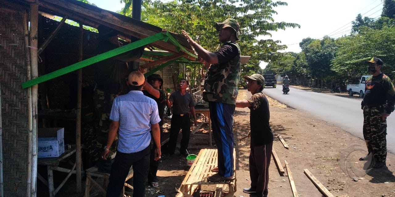 Banser Situbondo Perbaiki Puluhan Rumah yang Diduga Dirusak Oknum PSHT