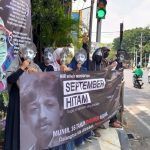 Mengenang Meninggalnya Munir, HMI Unisda Lamongan Aksi Damai di Alun-alun
