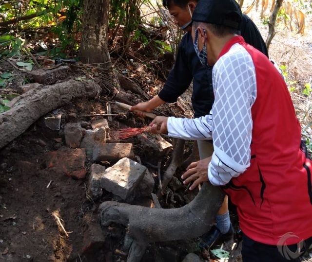 Struktur Bata Kuno Era Pra-Majapahit Ditemukan di Pekarangan Warga Nganjuk