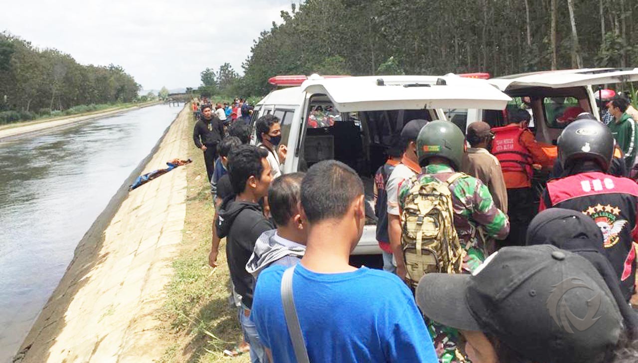 korban tenggelam di kali lodoagung ditemukan