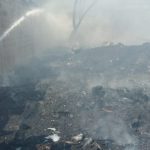 Gudang Plastik Bekas di Krian Sidoarjo Terbakar
