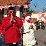 Kelana-Dwi Astuti, Mendaftar di KPU Sidoarjo Kolaborasi Merah Putih