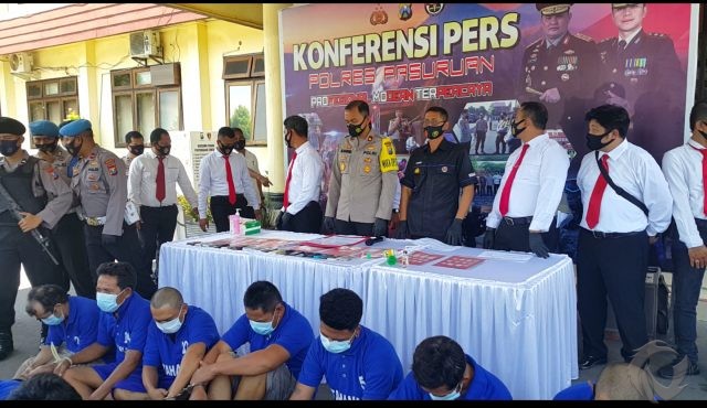 Operasi Tumpas Semeru, Belasan Pengedar Sabu Diringkus Polres Pasuruan