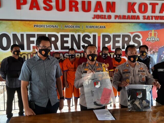 Enam Pelaku Penusukan Pengamen di Pasuruan Hingga Tewas Dibekuk Polisi