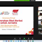 Peduli Jurnalis, Sinar Mas Gandeng AMSI Donasikan Obat Herbal