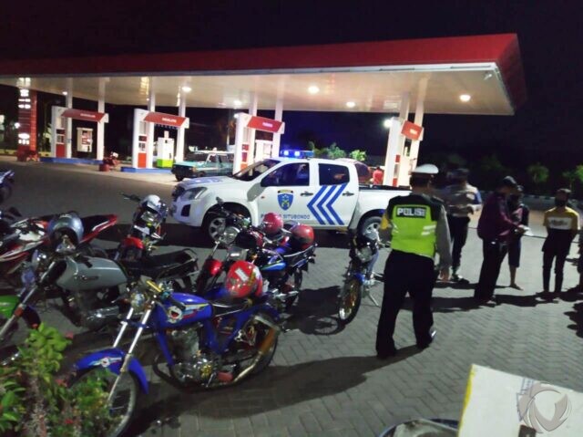 Patroli Antisipasi Balap Liar, Polisi Amankan 8 Sepeda Motor “Bodong”