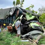 Rem Blong, Truk Tabrak Pohon di Ngawi, Sopir Tewas