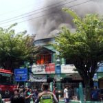 Kebakaran Hebat Melanda Pasar Tradisional Larangan Sidoarjo