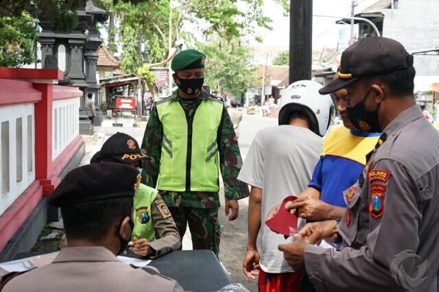 Operasi Yustisi di 2 Lokasi, 17 Pelanggar Prokes di Kota Blitar Disanksi Sosial