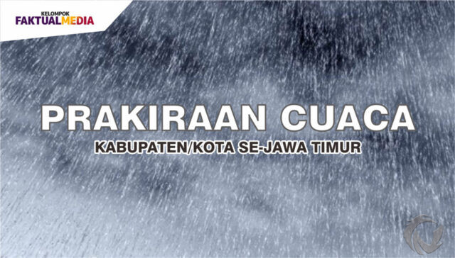 Prakiraan Cuaca Jatim 19 November 2020: Hujan Angin di Sejumlah Wilayah pada Siang dan Sore