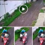 Pencurian Sepeda Motor di Tempat Kos Mojokerto Terekam CCTV