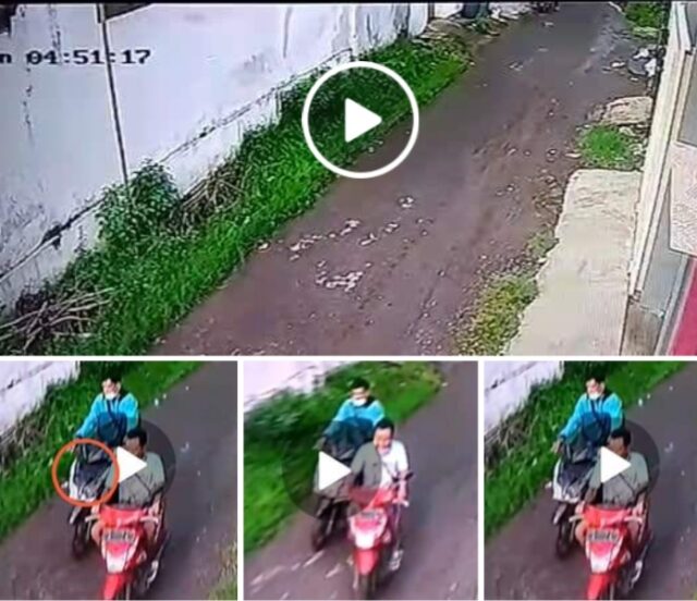 Pencurian Sepeda Motor di Tempat Kos Mojokerto Terekam CCTV