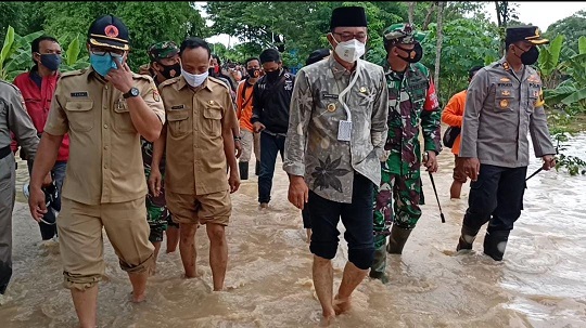 Dua Kecamatan di Ngawi Terendam Banjir Akibat Luapan Bengawan Madiun