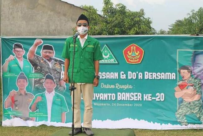 Ketua Pengurus Cabang (PC) Gerakan Pemuda (GP) Ansor Kota Mojokerto, Ahmad Syaifullah.