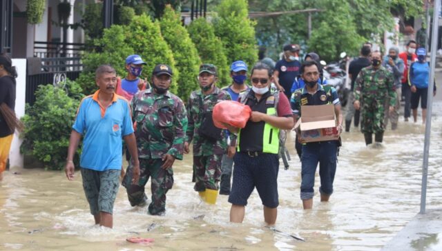 Puluhan Rumah dan Lahan di Dawarblandong Mojokerto Terendam Banjir