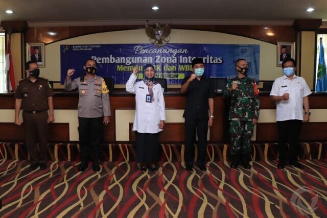 Pencanangan Pembangunan Zona Integritas WBK dan WBBM di BPS Kota Pasuruan