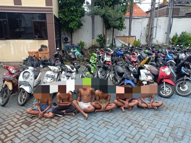 Polrestabes Surabaya Amankan Enam Pemuda Pelaku Tawuran di Ngaglik