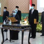 Bupati Jombang Lantik 491 Pejabat Secara Virtual