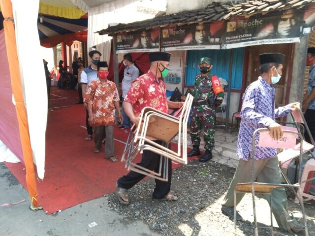 Pesta Pernikahan di Tulungagung Dibubarkan Satgas Covid -19