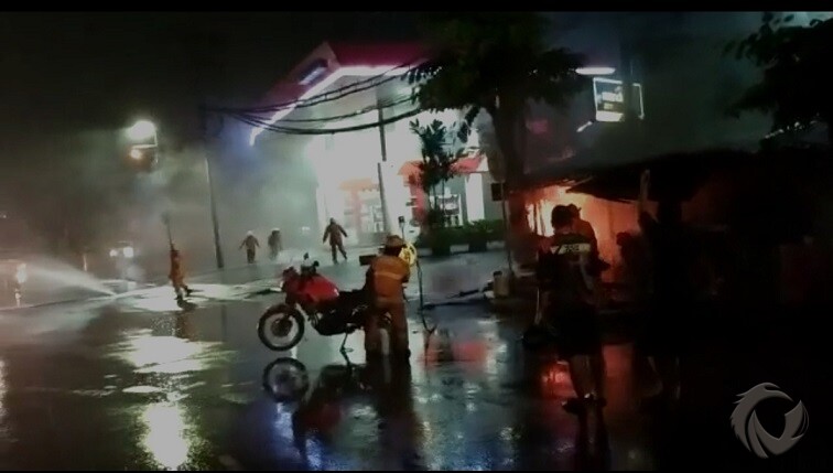 SPBU Balongsari Surabaya Terbakar, Terdengar Suara Ledakan